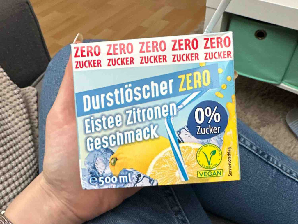 Durstlöscher Zero Eistee Zitrone, 0% Zucker von mariehartrampf | Hochgeladen von: mariehartrampf
