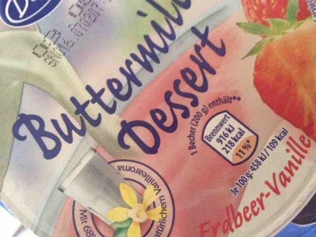 Buttermilch-Dessert, Erdbeer-Vanille von Powerlizzy | Hochgeladen von: Powerlizzy