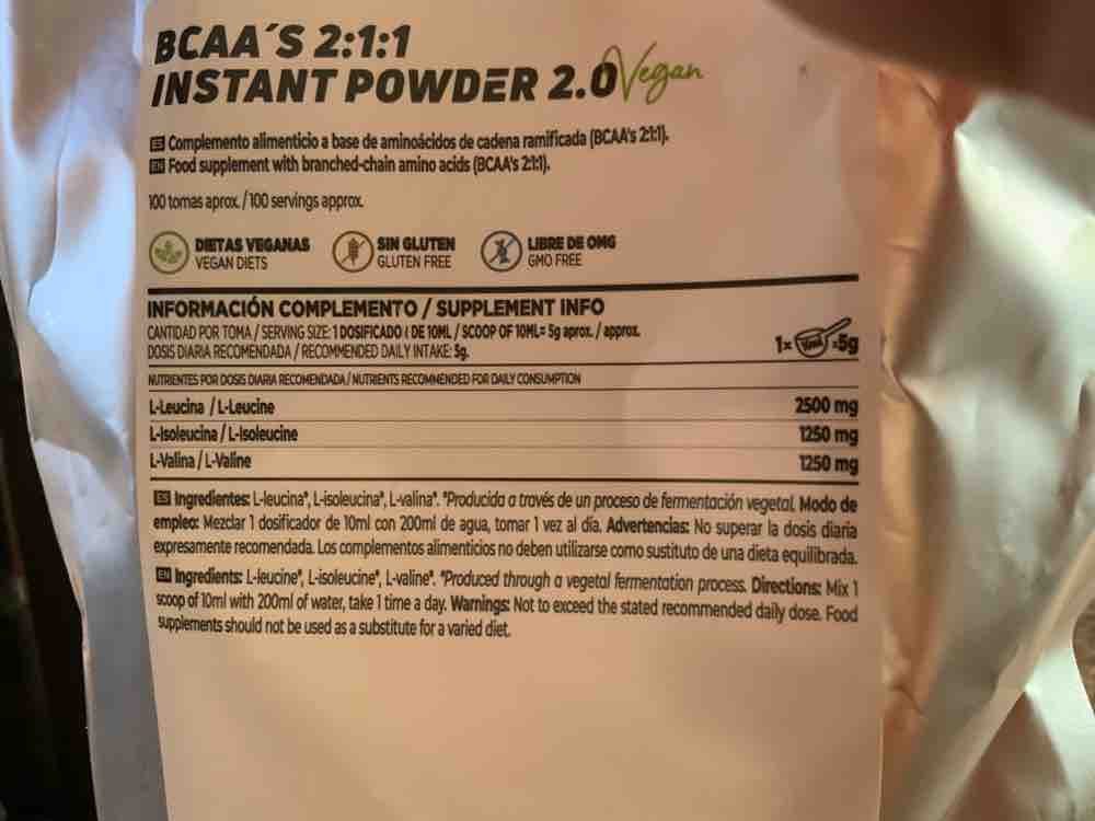 BCAA 2:1:1, Instand powder 2.0 von peterk2 | Hochgeladen von: peterk2