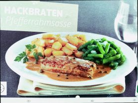 Hackbraten in Pfefferrahmsosse | Hochgeladen von: frankwilfried