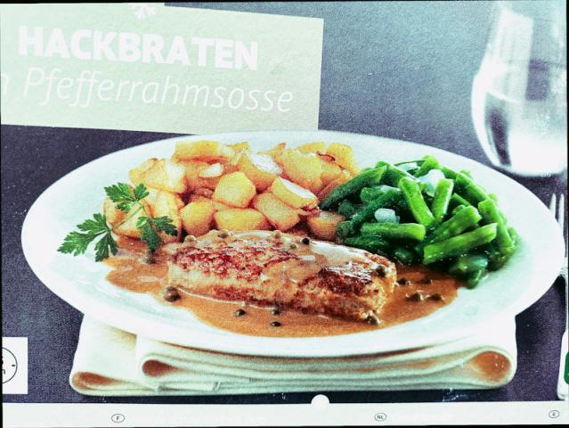 Hackbraten in Pfefferrahmsosse | Hochgeladen von: frankwilfried