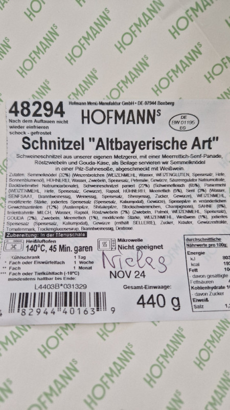 Schnitzel Altbayrische Art von Niclas W. | Hochgeladen von: Niclas W.