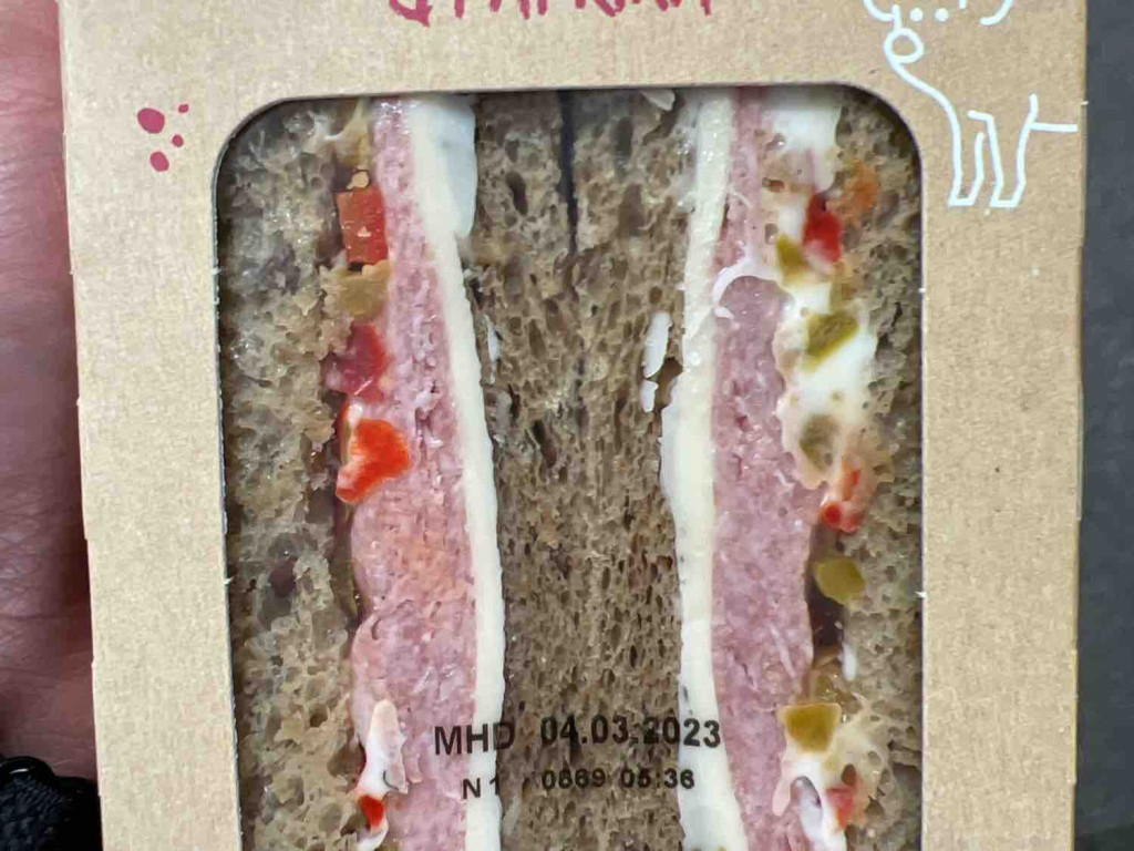 Salami-Käse & Paprika Sandwich von spitfire92 | Hochgeladen von: spitfire92