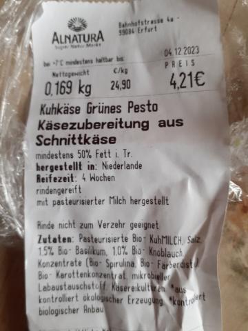 Kuhkäse, Grünes Pesto von freetkosen01130 | Hochgeladen von: freetkosen01130