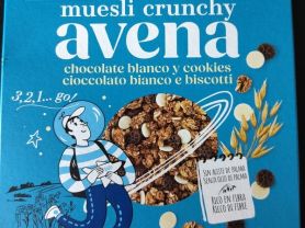 Avena Müsli Crunchy, cioccolato bianco e biscotti | Hochgeladen von: Toasty_77