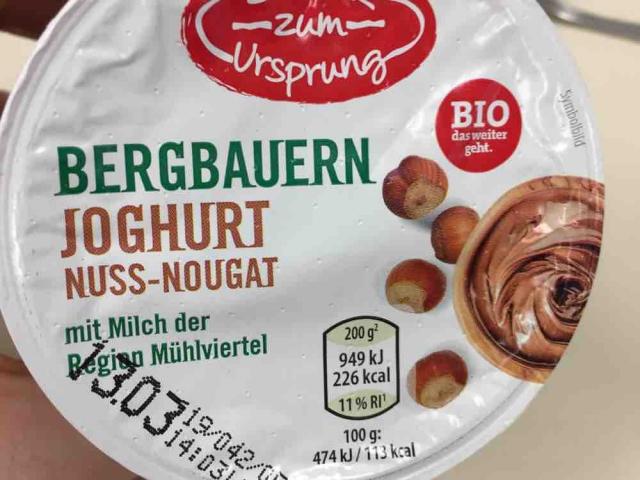 Bergbauern Joghurt Nuss-Nougat von stefanoberpeilsteiner | Hochgeladen von: stefanoberpeilsteiner