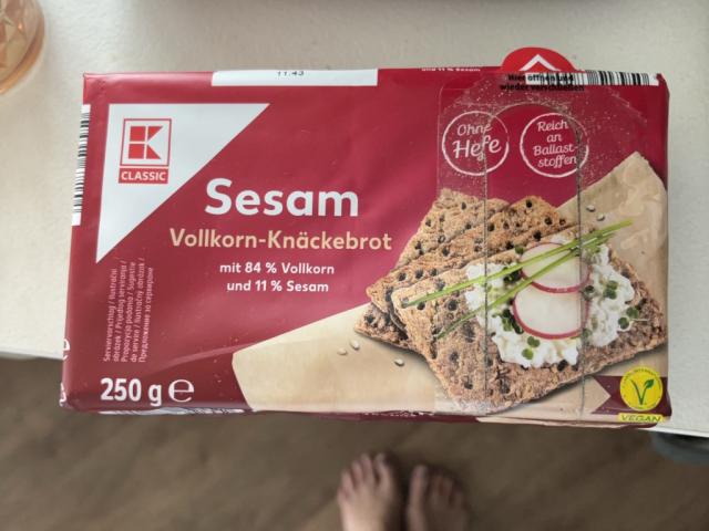 Sesam Vollkorn Knäckebrot by lisalilee | Uploaded by: lisalilee