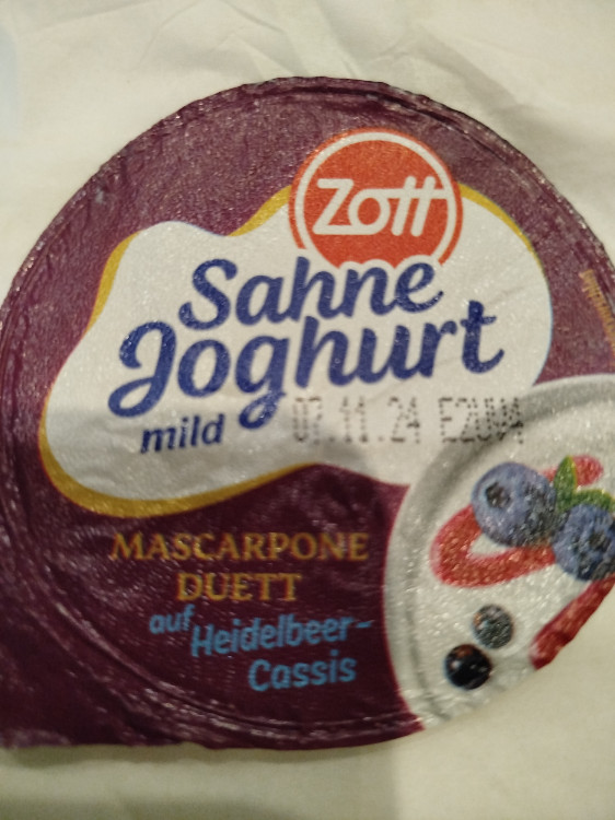 Sahnejoghurt Mascarpone Duett, Heidelbeer-Cassis von Freddy Bier | Hochgeladen von: Freddy Bier