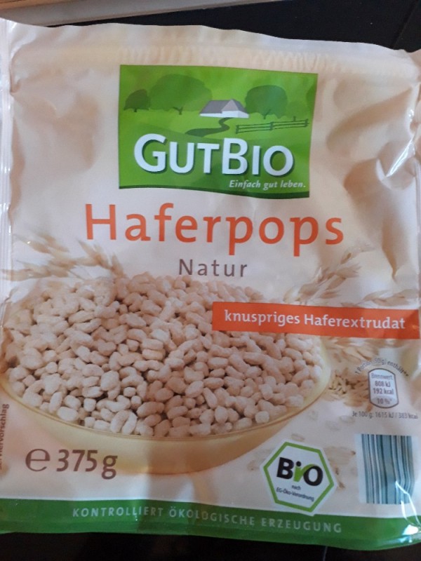 GUTbio, Haferpops, Natur Kalorien - Neue Produkte - Fddb