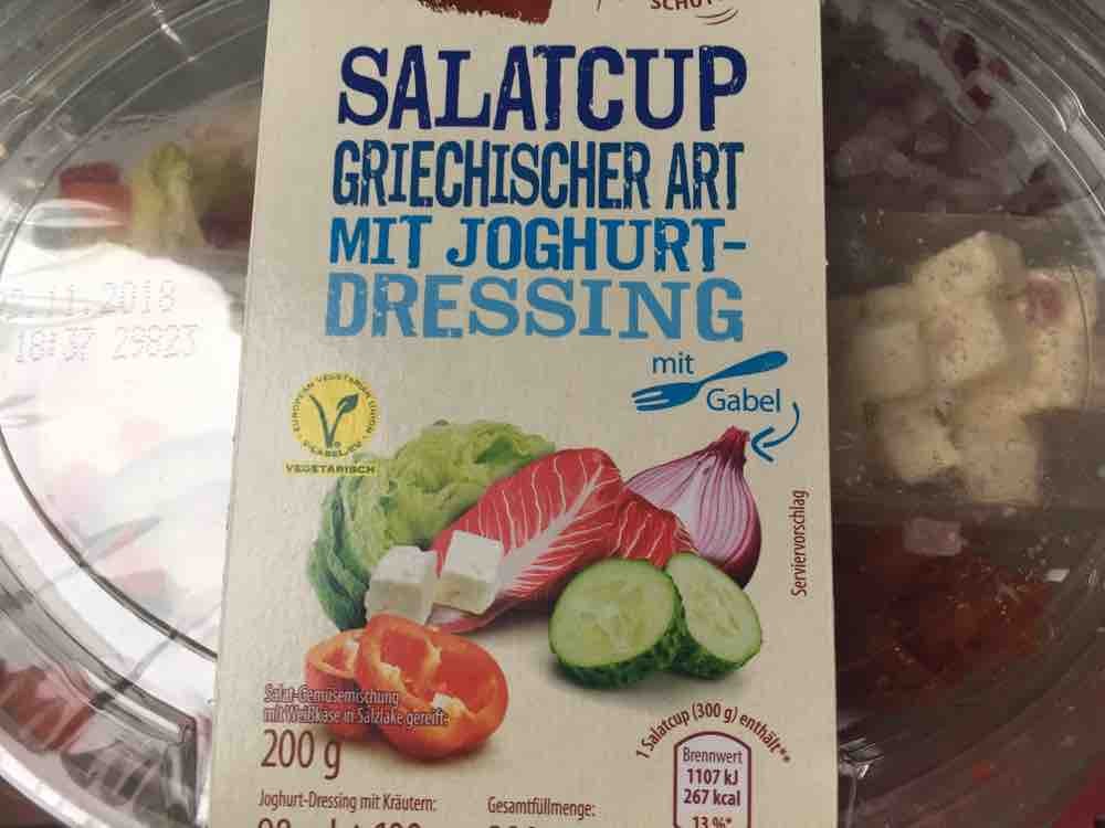 Salatcup, Griechischer Art, mit Joghurt Dressing von Schnuffeli | Hochgeladen von: Schnuffeli