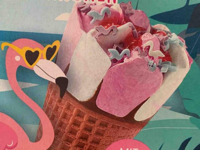 Flamingo Waffelhörnchen, Eis von maddyaurelie | Hochgeladen von: maddyaurelie