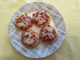 4 süße Mini Pizzen, Süsse Runde | Hochgeladen von: stella669