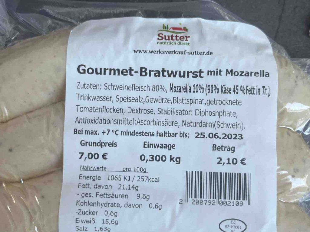 Gourmet Bratwurst mit Mozzarella von lala1237 | Hochgeladen von: lala1237