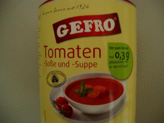 GEFRO Tomatesoße und -Suppe | Hochgeladen von: Juvel5