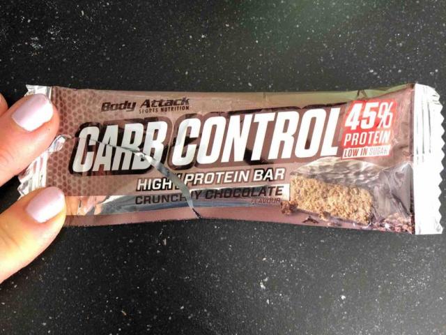 Carb control High Protein Bar Crunchy Cocolate , 45% Eiweiß, 40g | Hochgeladen von: dilosch