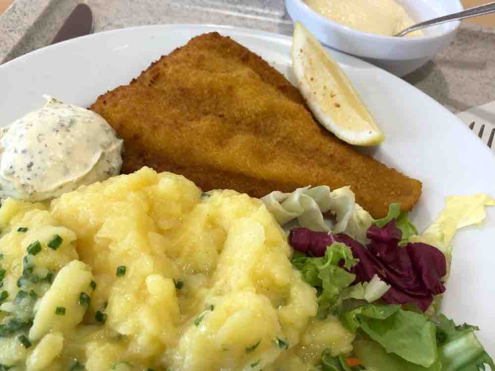 Schollenfilet mit Kartoffelsalat und Remoulade, Fisch von Rummel | Hochgeladen von: Rummel
