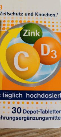 vitamin c 1000 zink d3, 1 Tablette 1.39g von Nicole S. | Hochgeladen von: Nicole S.