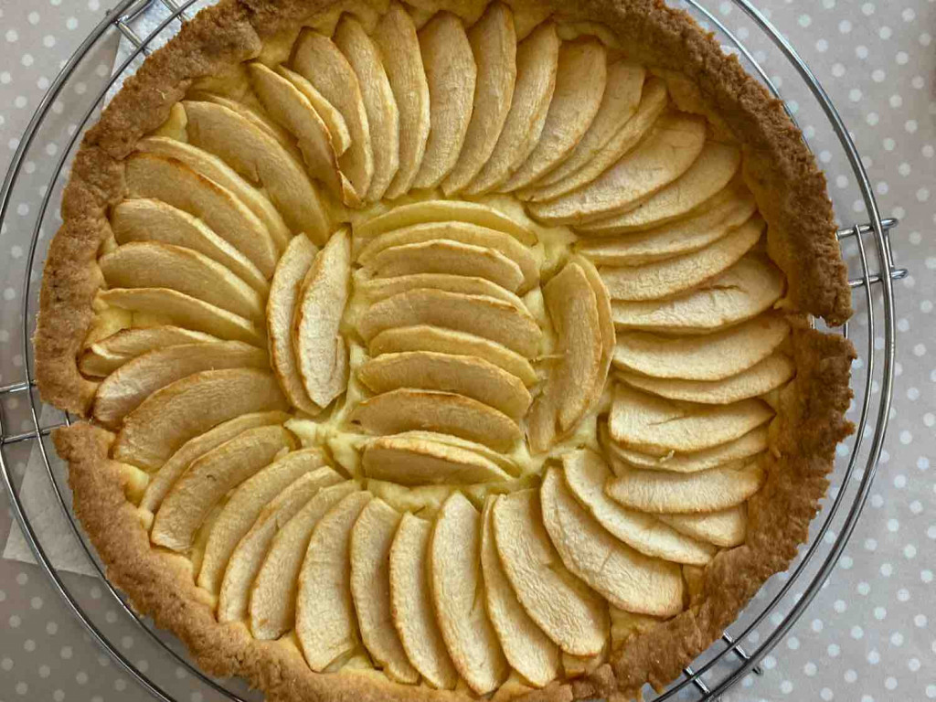 Selbstgemachter Apfel-Mürbeteig-Kuchen von Micky1958 | Hochgeladen von: Micky1958