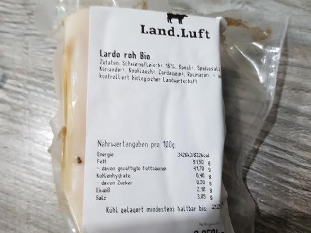 Lardo roh Bio von dicker3004 | Hochgeladen von: dicker3004