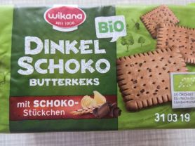 Bio-Dinkel-Butterkeks, mit Schokolade  | Hochgeladen von: Jeannette Crone