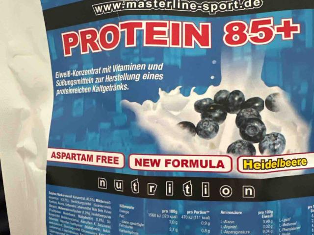 Protein 85+ Masterline, Whey von Jrock94 | Hochgeladen von: Jrock94