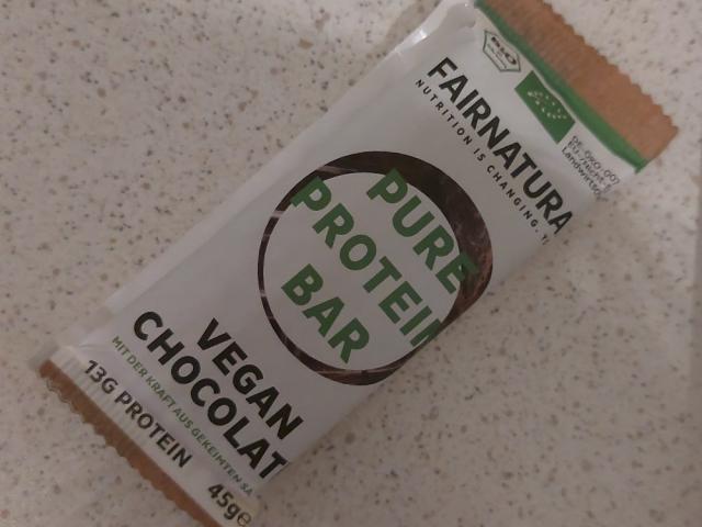 Fairnatural - Pure Protein Bar, Vegan Chocolate von SweetMelly | Hochgeladen von: SweetMelly