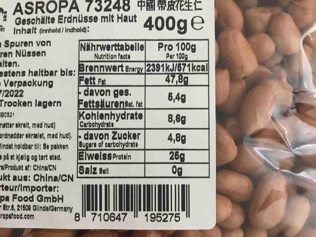 Erdnüsse mit Haut von Mili49 | Hochgeladen von: Mili49