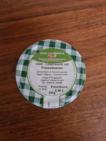 Wild Leberwurst mit Preiselbeeren von Filipbmn | Hochgeladen von: Filipbmn