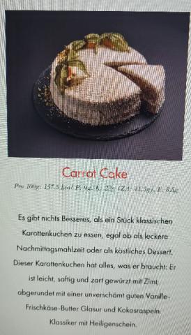 Carrot Cake, low carb, Gluten free, sogar free von DatKerschtin | Hochgeladen von: DatKerschtin