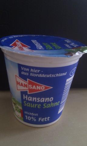 Hansano Saure Sahne, 10% Fett | Hochgeladen von: Kaktuskatze