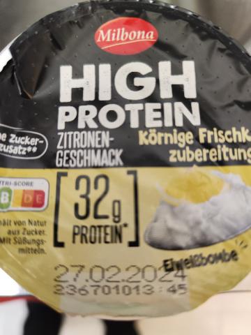 high Protein körnige frischkäsezubereitung, Zitronen geschmack v | Hochgeladen von: alineck