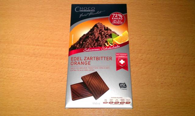 Schweizer Schokolade , EDEL ZARTBITTER ORANGE | Hochgeladen von: Richmand