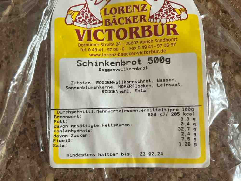 Schinkenbrot, Roggenvollkornbrot von Uwe*61 | Hochgeladen von: Uwe*61