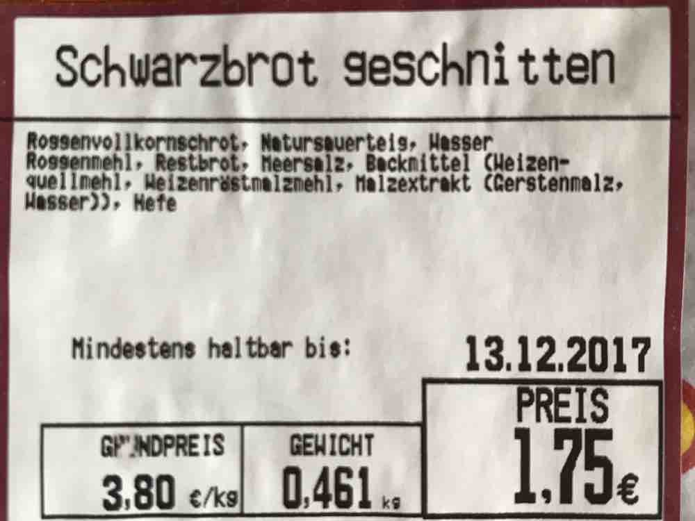 Mecklenburger Schwarzbrot geschnitten von uwe159 | Hochgeladen von: uwe159