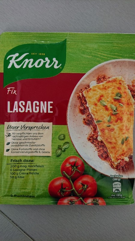 Knorr Fix Lasagne von kaho | Hochgeladen von: kaho