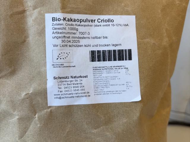 Kakaopulver criollo Jonas by Jonas the Boss | Uploaded by: Jonas the Boss