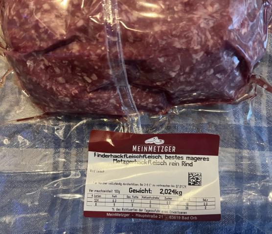 Rinderhackfleich, mageres Metzgerhackfleisch, rein | Hochgeladen von: H2flO