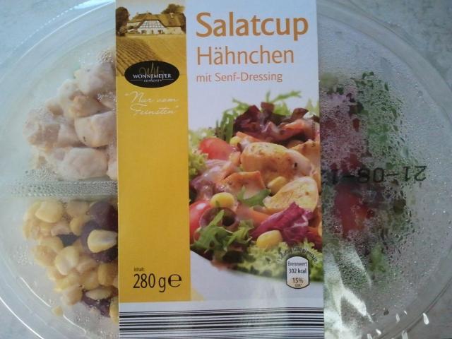 Salatcup, Hähnchen mit Senf-Dressing | Hochgeladen von: huhn2