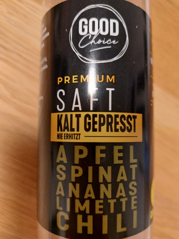 Premium Saft (kaltgepresst), Apfel Spinat Ananas Limette Chili v | Hochgeladen von: SweetMelly