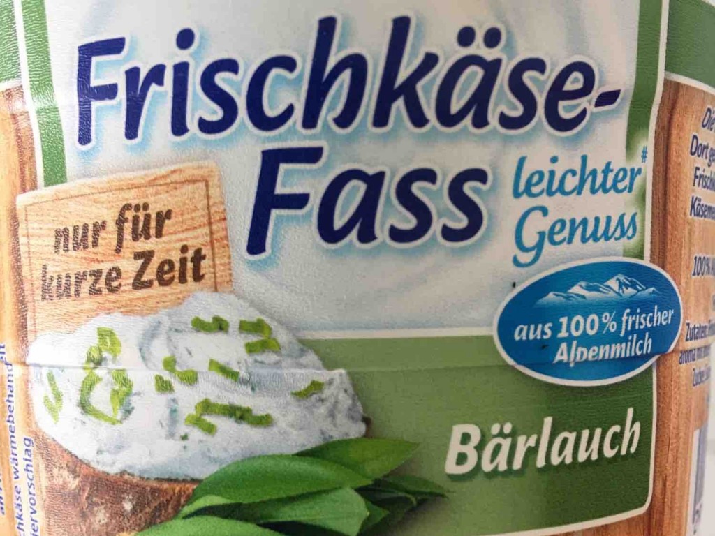 Frischkäse Fass leichter Genuss, Bärlauch von aigert82 | Hochgeladen von: aigert82