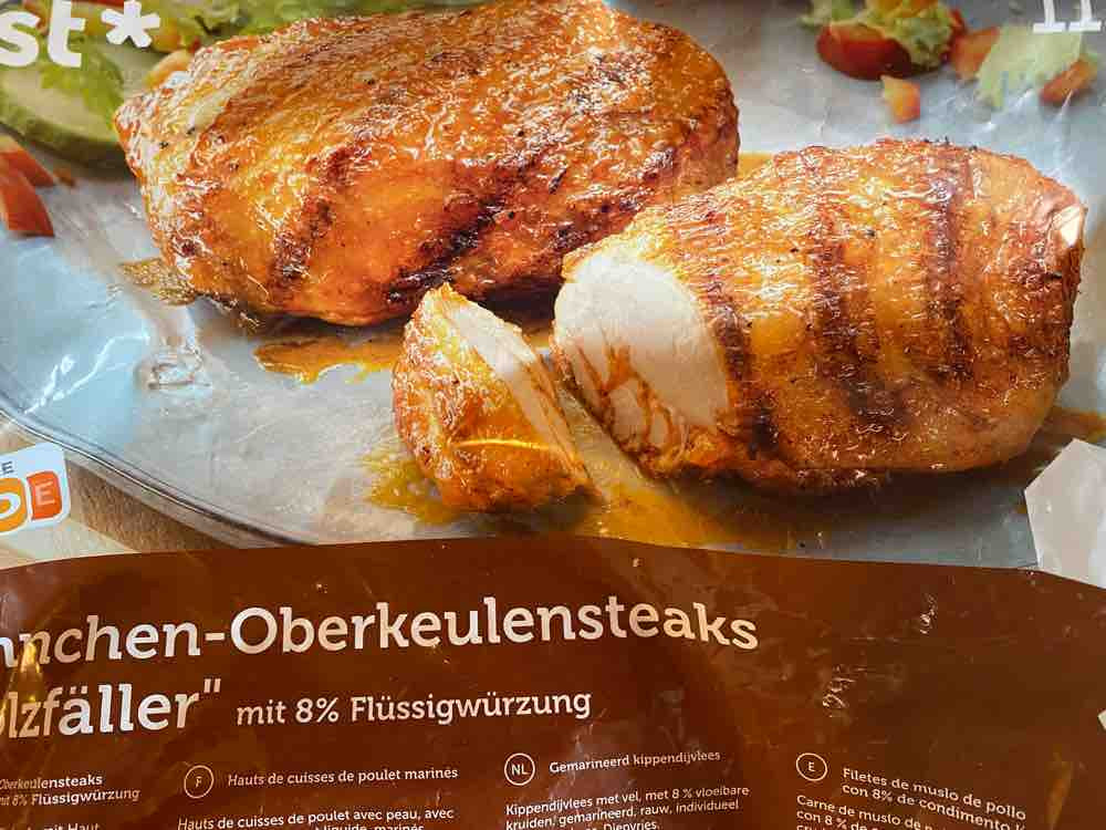 Hähnchen-Oberkeulensteaks „Holzfäller“, mit 8% Flüssigwürzung vo | Hochgeladen von: jkol469