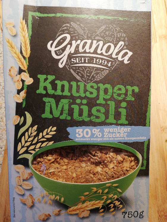 Granola Knusper Müsli, 30% weniger Zucker von myxart | Hochgeladen von: myxart
