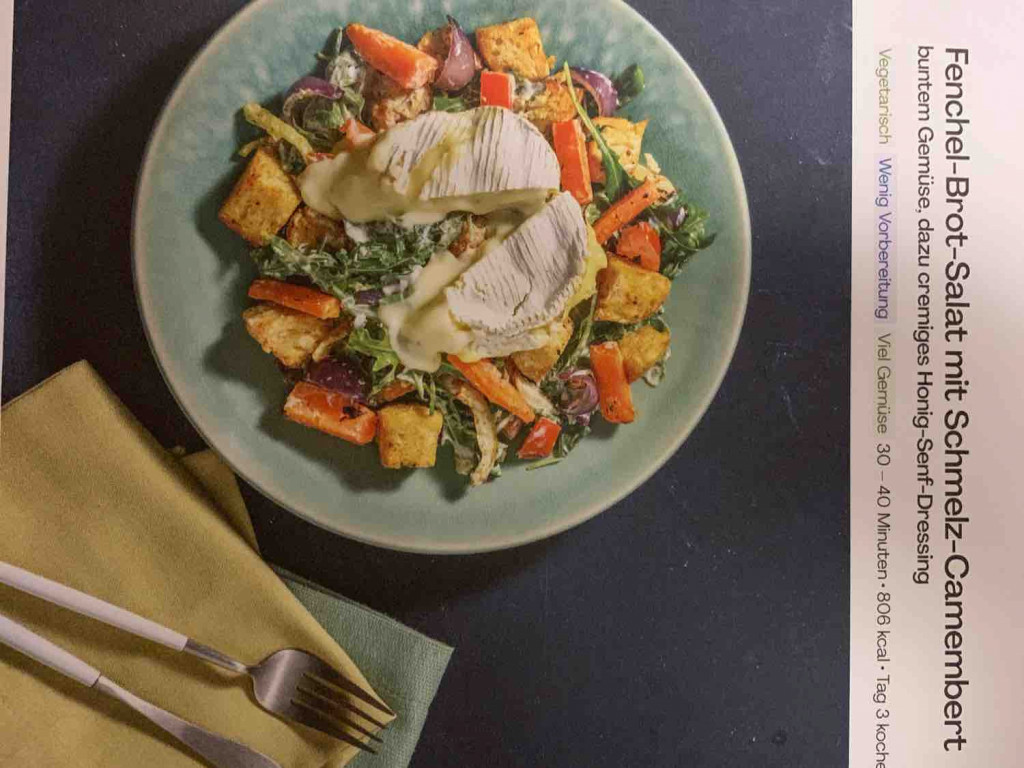 Hello Fresh Fenchel-Brot Salat mit Camembert von Teresa1902 | Hochgeladen von: Teresa1902