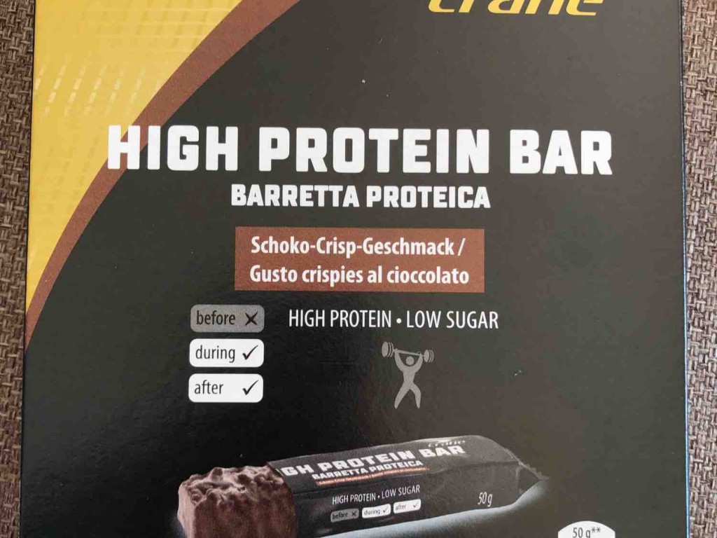 High Protein Bar, Schoko-Crisp-Geschmack von Czaro | Hochgeladen von: Czaro