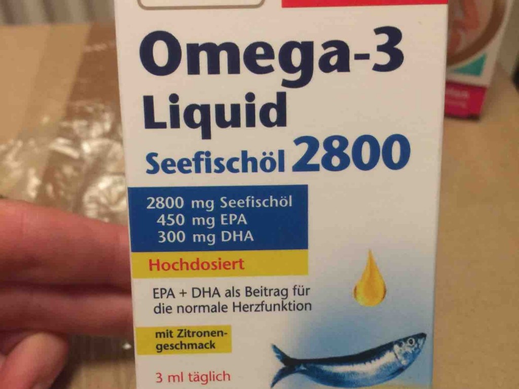 Omega-3 Liquid Seefischöl 2800, mit Zitronengeschmack von minzem | Hochgeladen von: minzemango