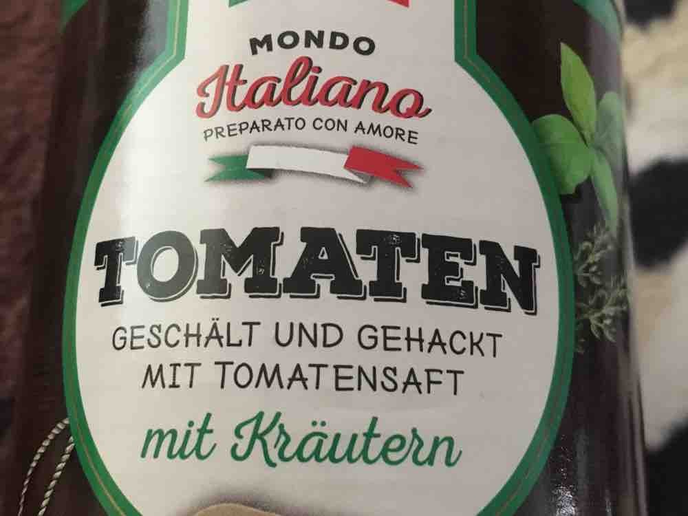 Tomaten geschält & gehackt, mit Kräutern von Skorpion65 | Hochgeladen von: Skorpion65