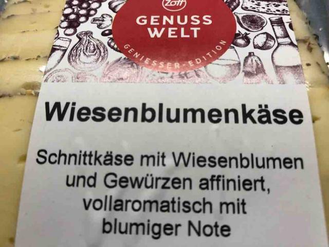 Wiesenblumenkäse, Schnittkäse mit Kräuter-Blütenmantel von claba | Hochgeladen von: claba