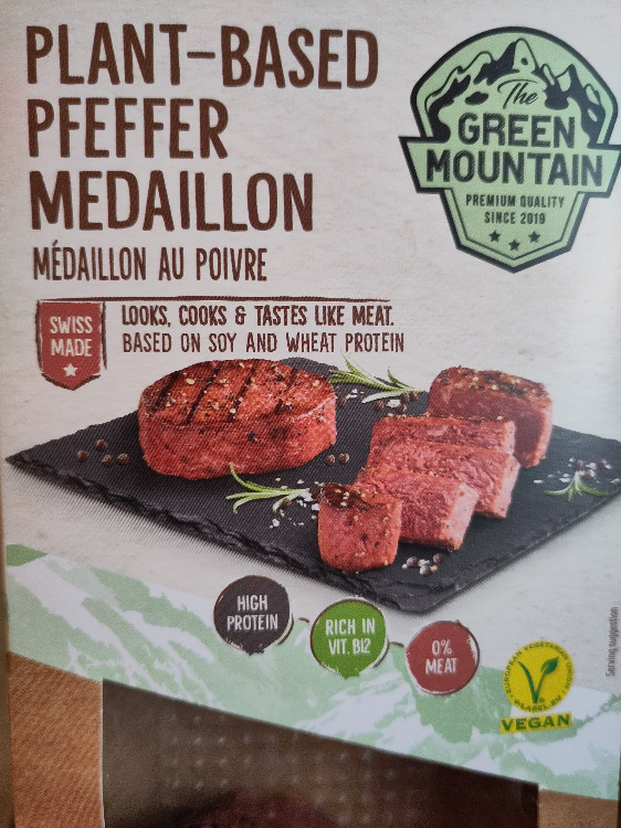 Green Mountain Plant-Based Pfeffer Medaillon, Vegan von Rah | Hochgeladen von: Rah