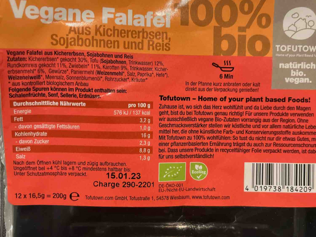 Vegane Falafel, Aus Kichererbsen, Sojabohnen und Reis von BenKre | Hochgeladen von: BenKreiner