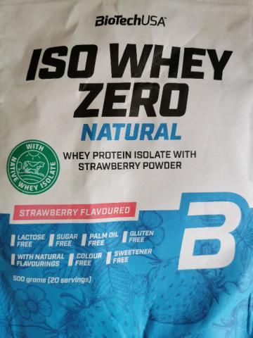 Biotech iso whey zero natural Erbeer, Molkenproteinisolat by Bor | Hochgeladen von: Bori